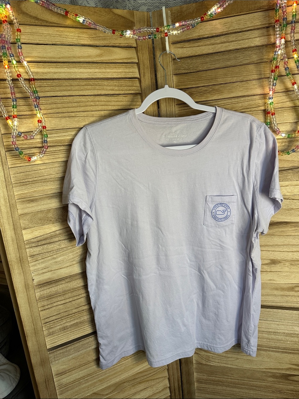 Vineyard Vines Lavender Short Sleeve Pocket Tee